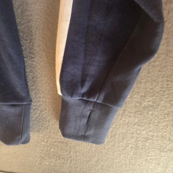 Sergio Tacchini Mens XXL Navy Blue Full Zip Sweatshirt French Terry Sportswear - Picture 16 of 16